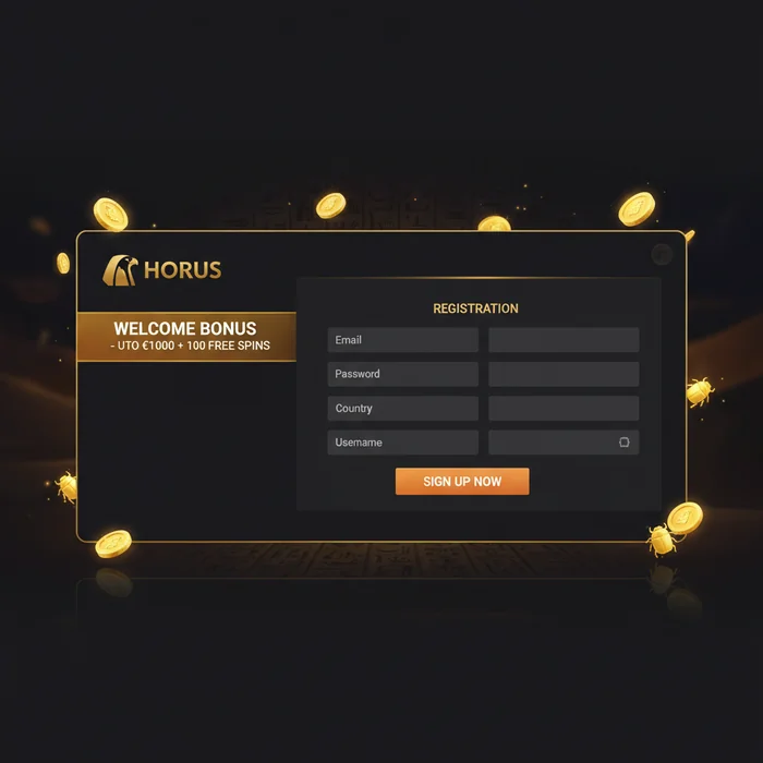 Horus Casino Signup
